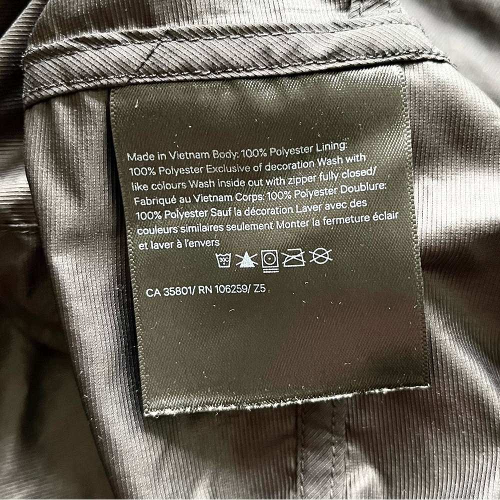 Lululemon Jacket Women’s 4 Windbreaker Half Zip Pullover - Picture 4 of 7